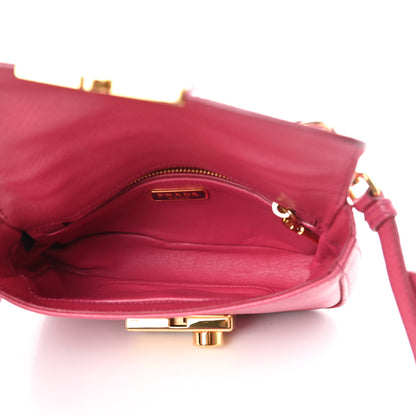 Prada Saffiano Lux Mini Sound Crossbody Ametista 5 of 11