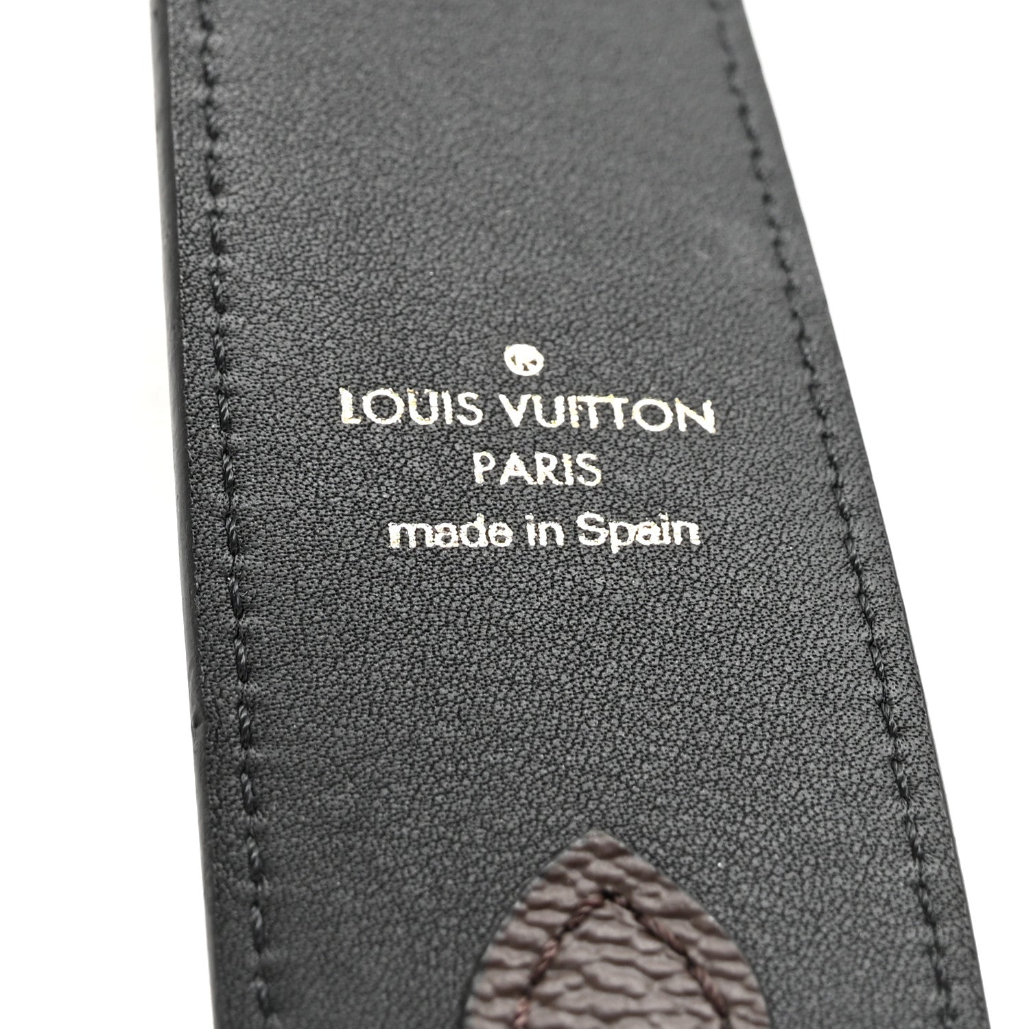 Louis Vuitton Monogram Bandouliere Shoulder Strap Black 4 of 5