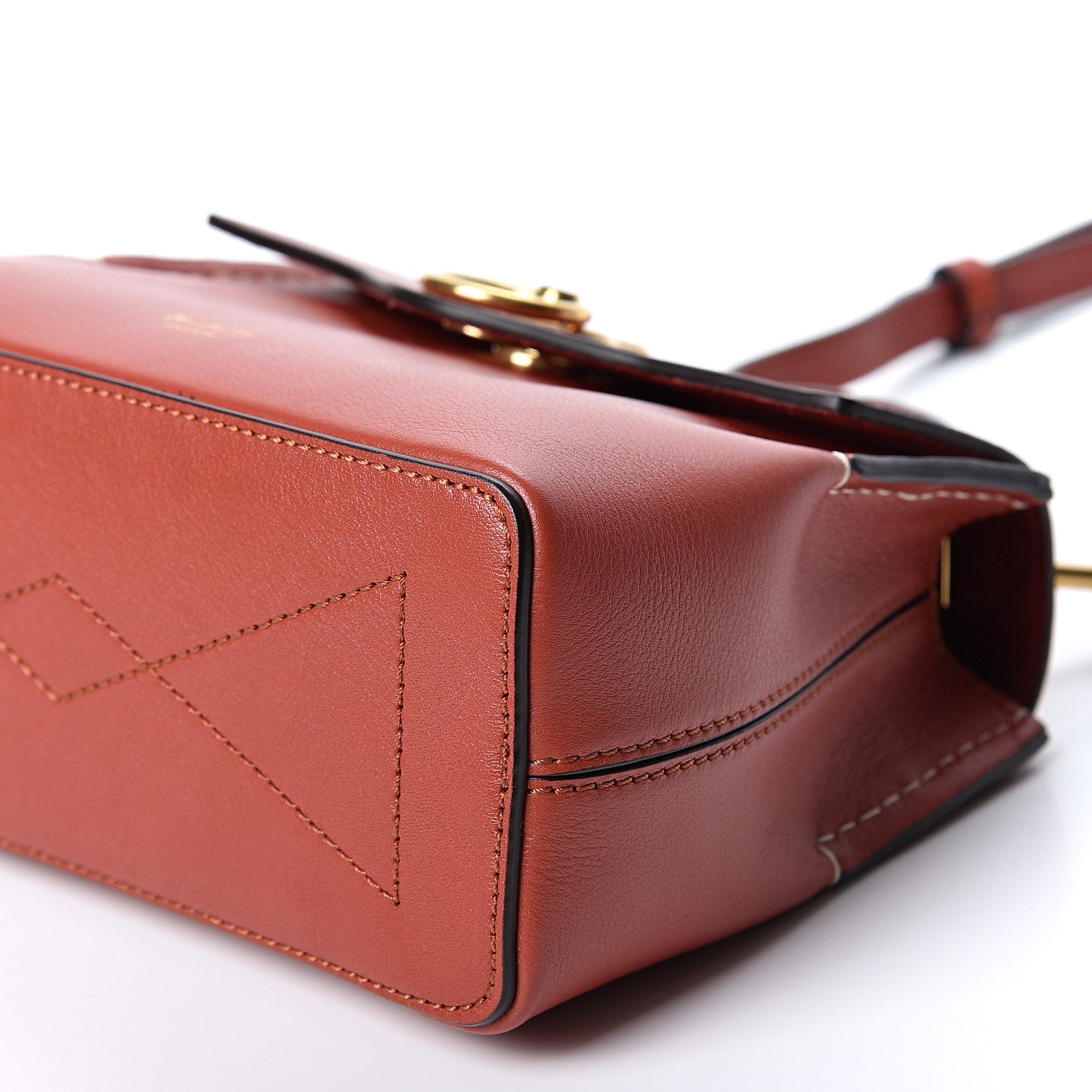 Mulberry Silky Calfskin Micro Seaton Rust 8 of 8