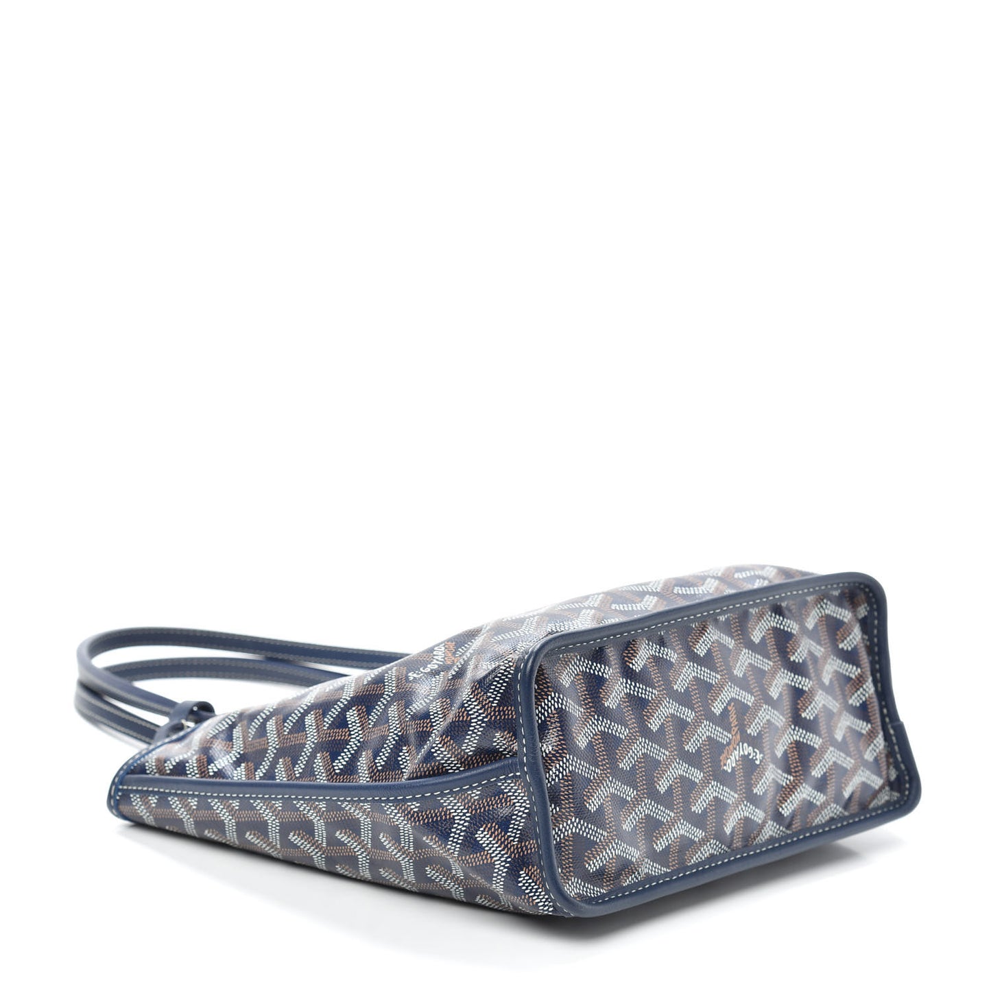 Goyardine Reversible Mini Anjou Navy