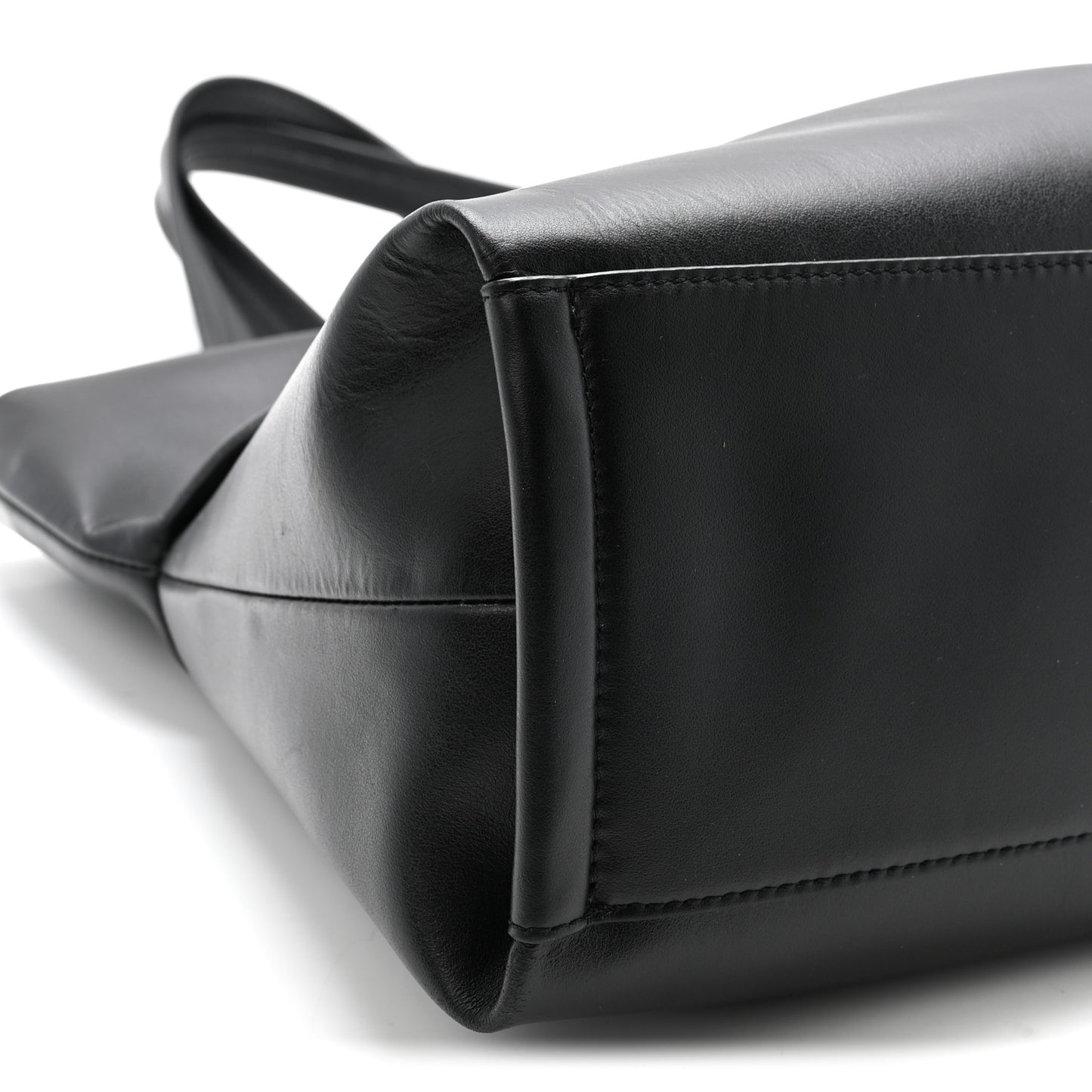 Calfskin Judy East West Tote Black