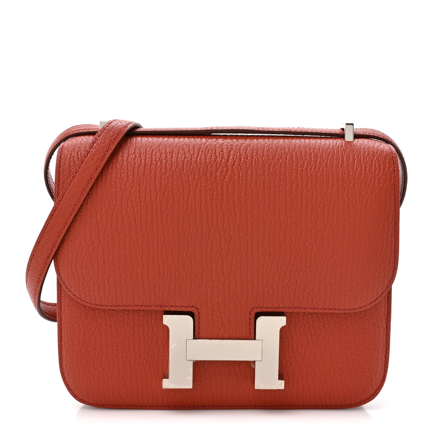 Hermes Chevre Mysore Verso Constance 18 Brique Rose Lipstick 1 of 12