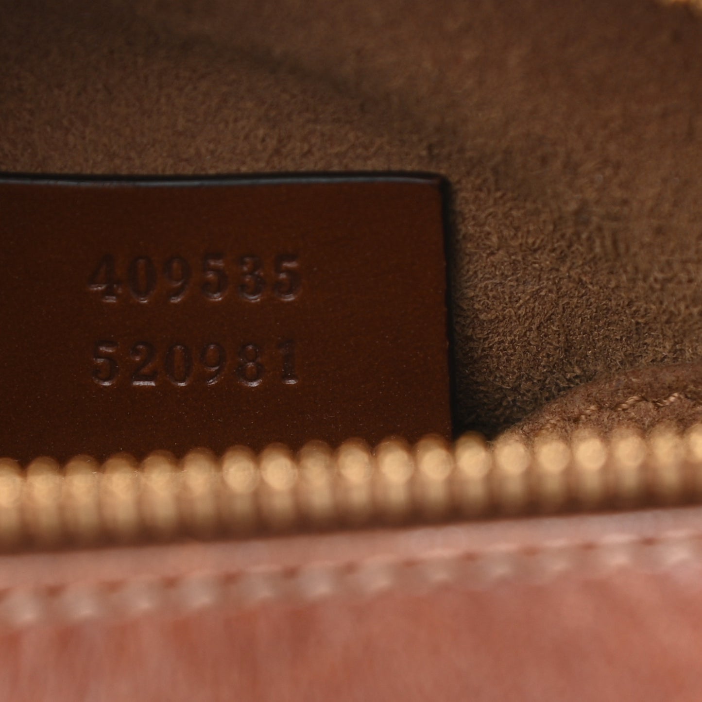 GG Supreme Monogram Cuoio Toscano Mini Chain Shoulder Bag Beige Ebony Cuir