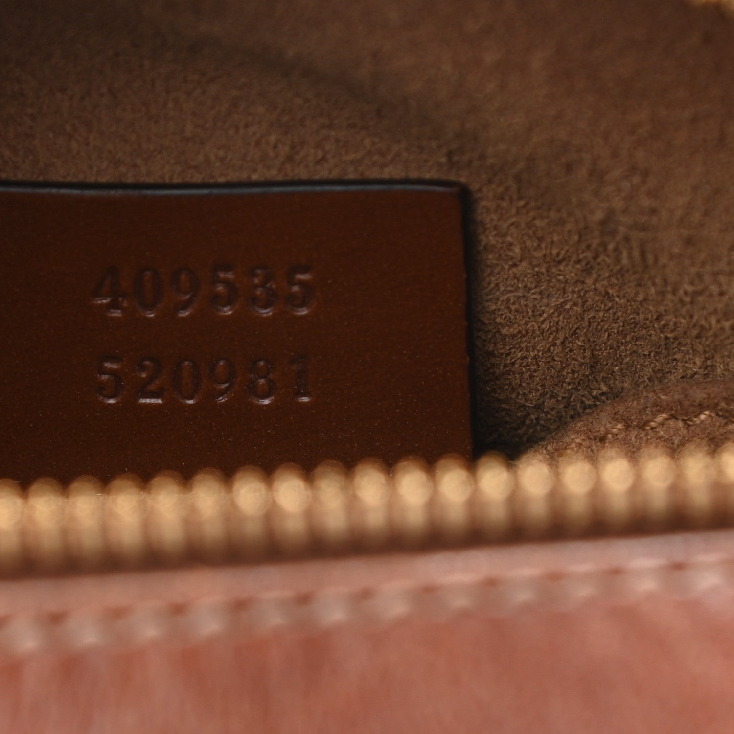 Gucci GG Supreme Monogram Cuoio Toscano Mini Chain Shoulder Bag Beige Ebony Cuir 7 of 14