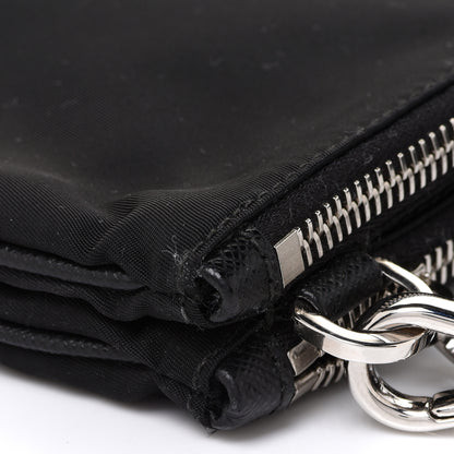 Prada Re-Nylon Saffiano Re-Edition 2000 Double Zip Crossbody Bag Black 10 of 11