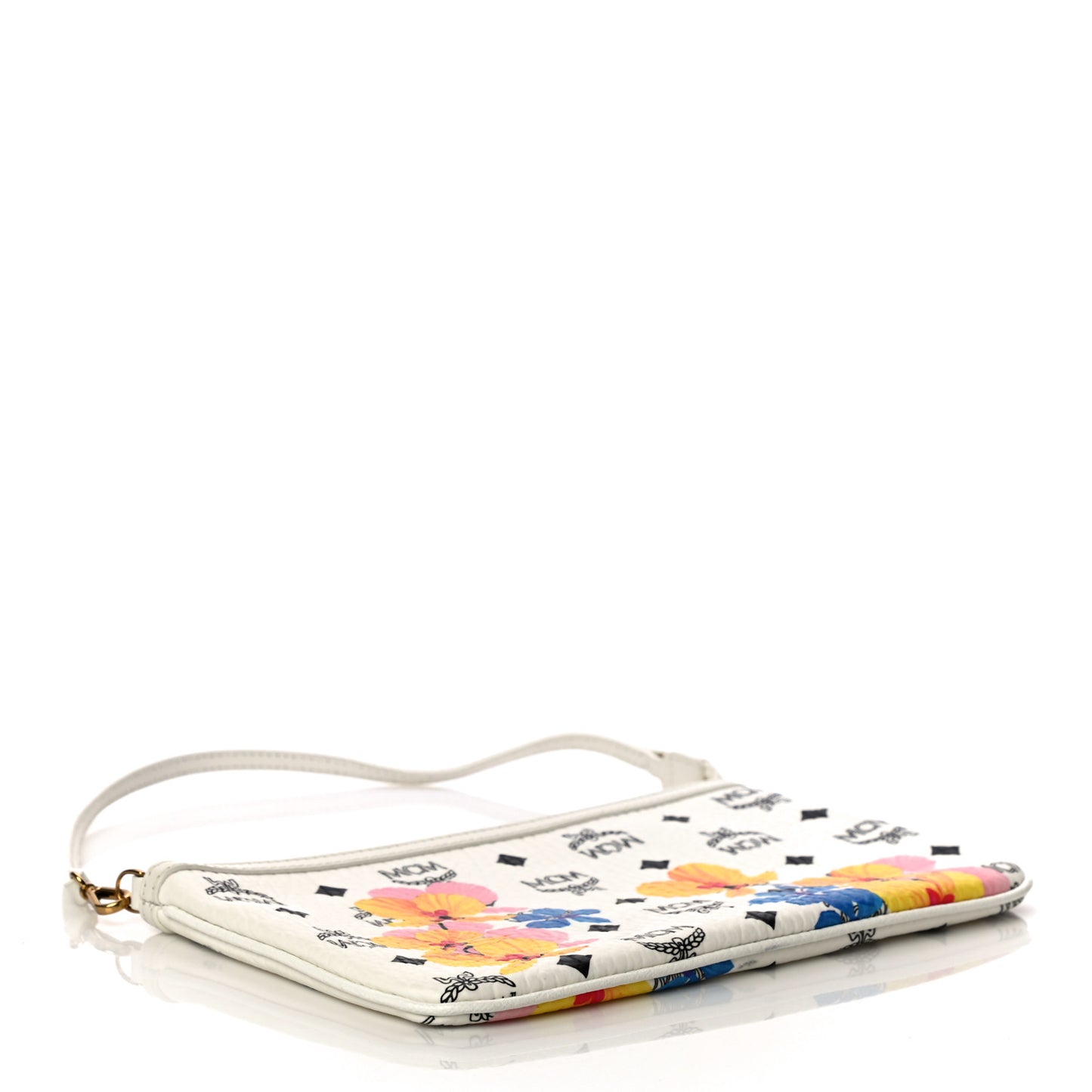Visetos Anya Essential Floral Print Shopper Tote Pouch White