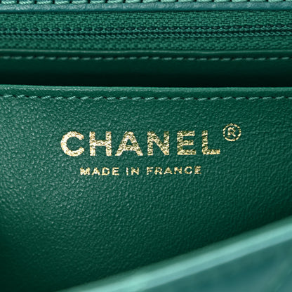 Chanel Aged Calfskin Quilted 2.55 Reissue Mini Flap Green 6 of 12