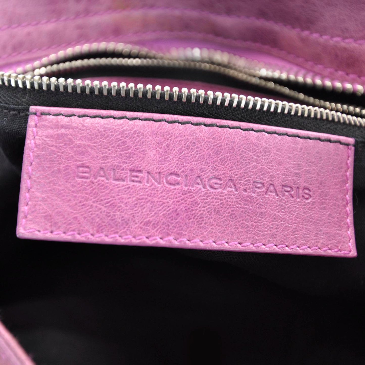 Agneau Canvas Floral Giant 21 Silver Hardware City Magenta