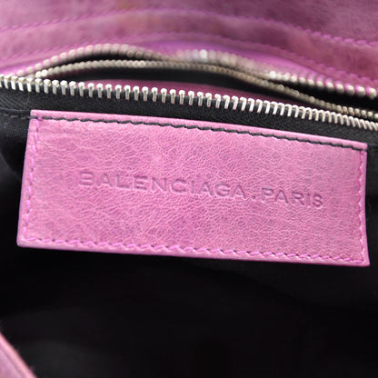 Balenciaga Agneau Canvas Floral Giant 21 Silver Hardware City Magenta 8 of 12
