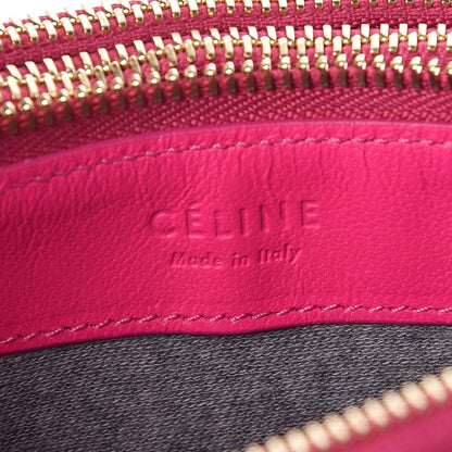 Celine Lambskin Small Trio Crossbody Bag Fluo Fuchsia 8 of 10