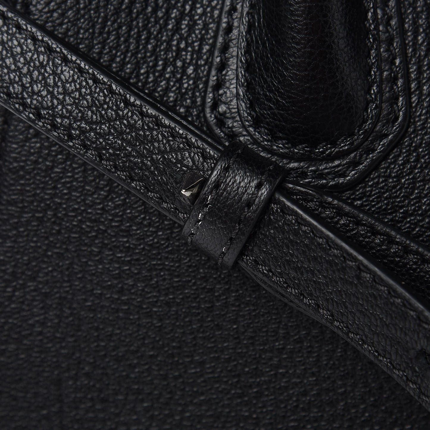 Sugar Goatskin Mini Antigona Black