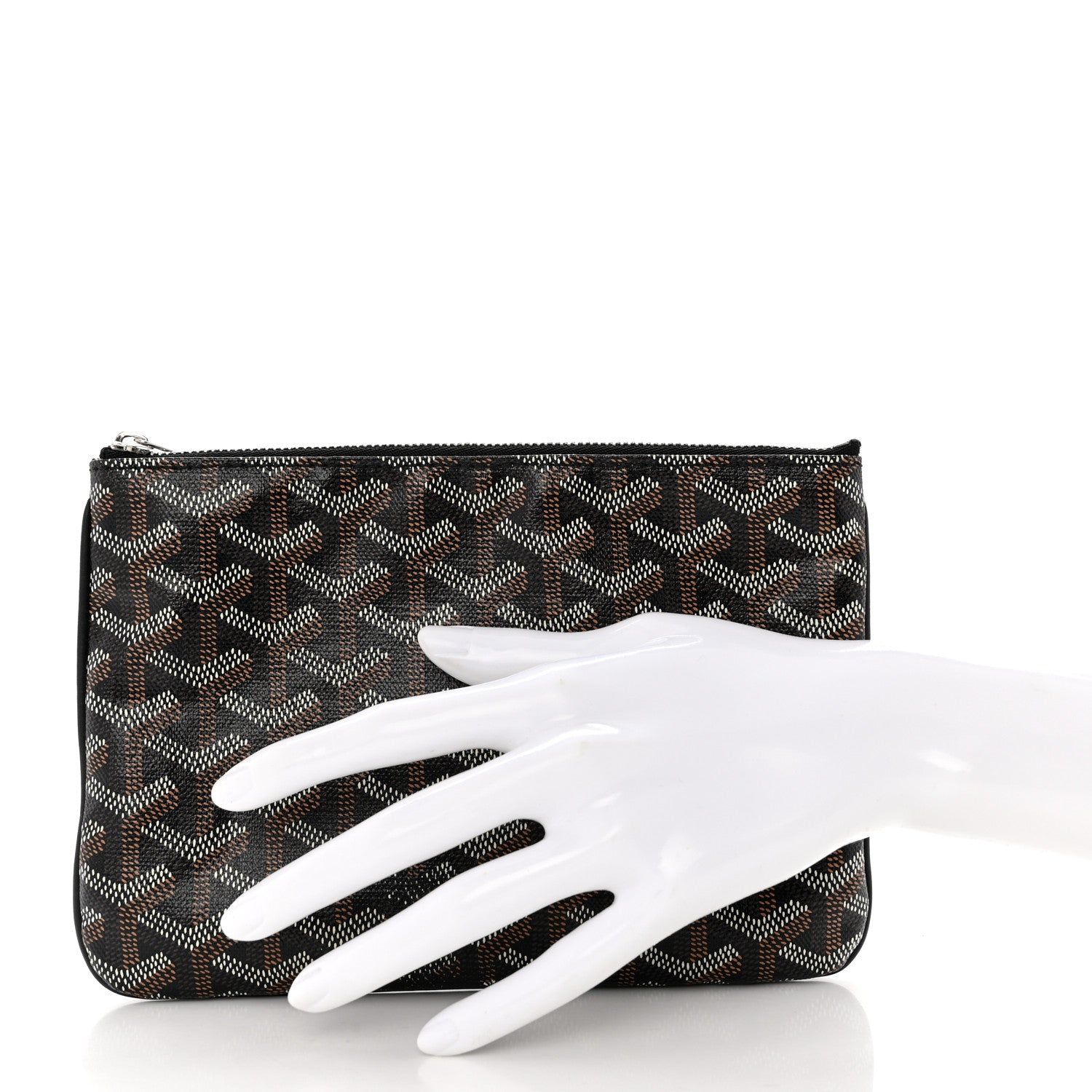Goyard Goyardine Senat Pochette PM Black Gold 2 of 10