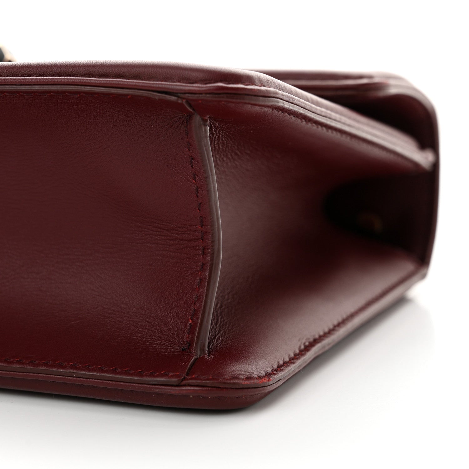 Bulgari Quilted Nappa Smooth Calfskin Serpenti Forever Diamond Blast Shoulder Bag Red Burgundy Pink 10 of 14