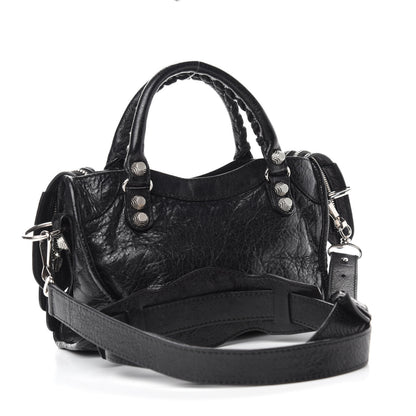 Balenciaga Agneau Giant 12 Silver Hardware Mini City Black 3 of 11