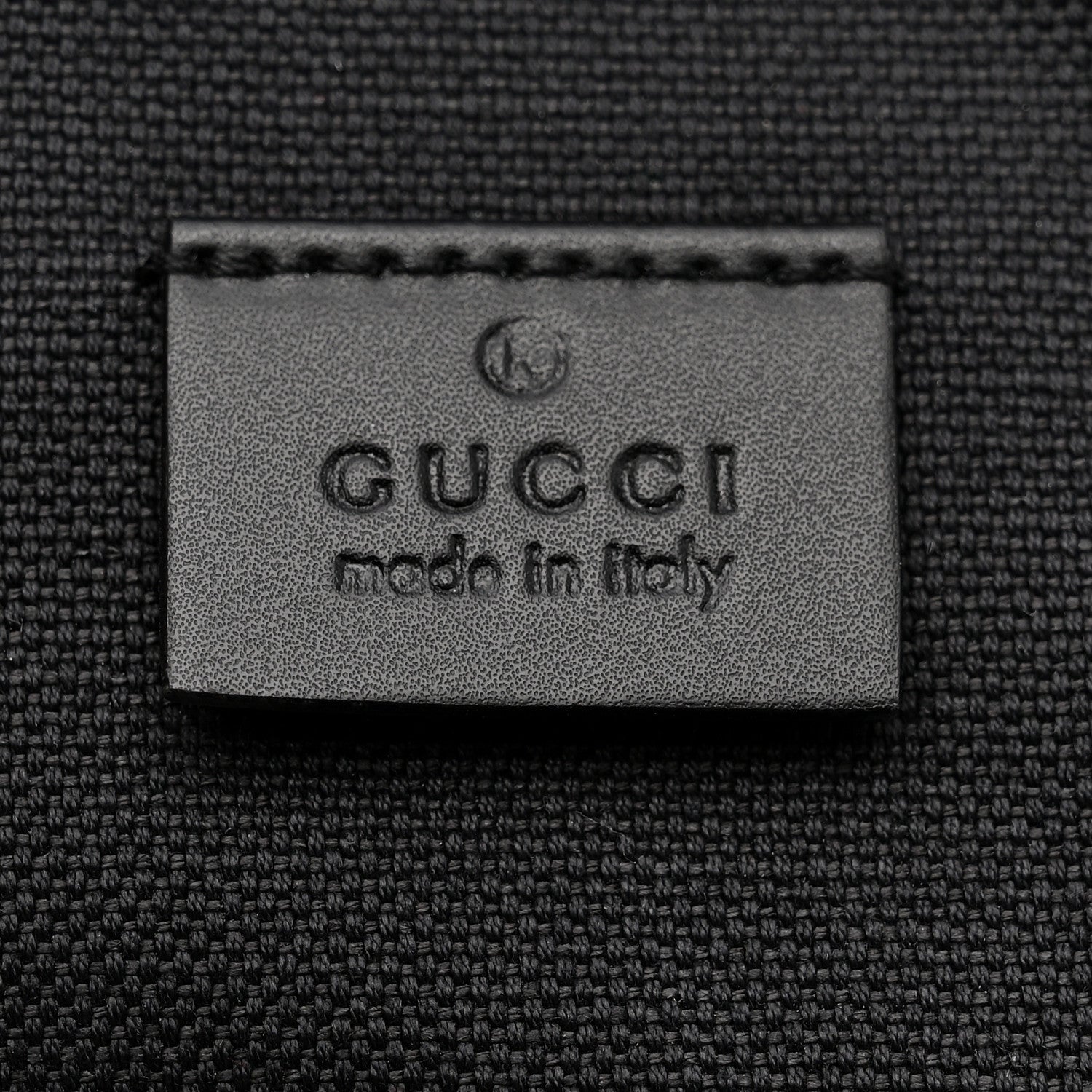 Gucci GG Supreme Monogram Web Belt Bag Black Grey 6 of 10