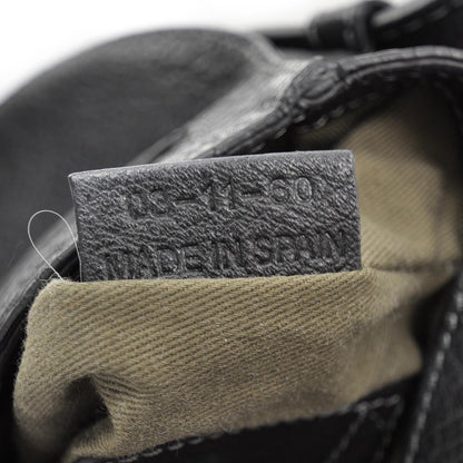 Chloe Leather Marcie Round Crossbody Bag Black 8 of 9