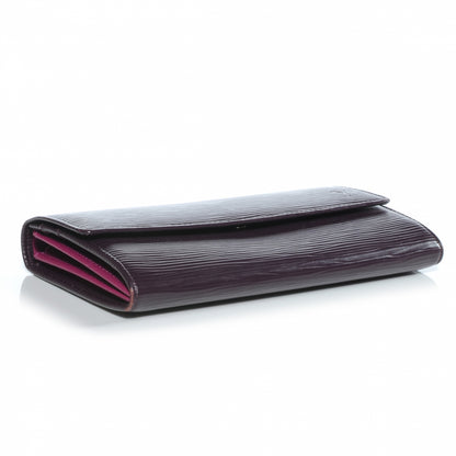 Louis Vuitton Epi Sarah Wallet Cassis 4 of 7