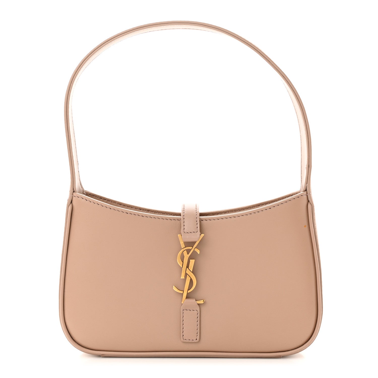 Saint Laurent Smooth Calfskin Le 5 A 7 Mini Hobo Rosy Sand 1 of 12