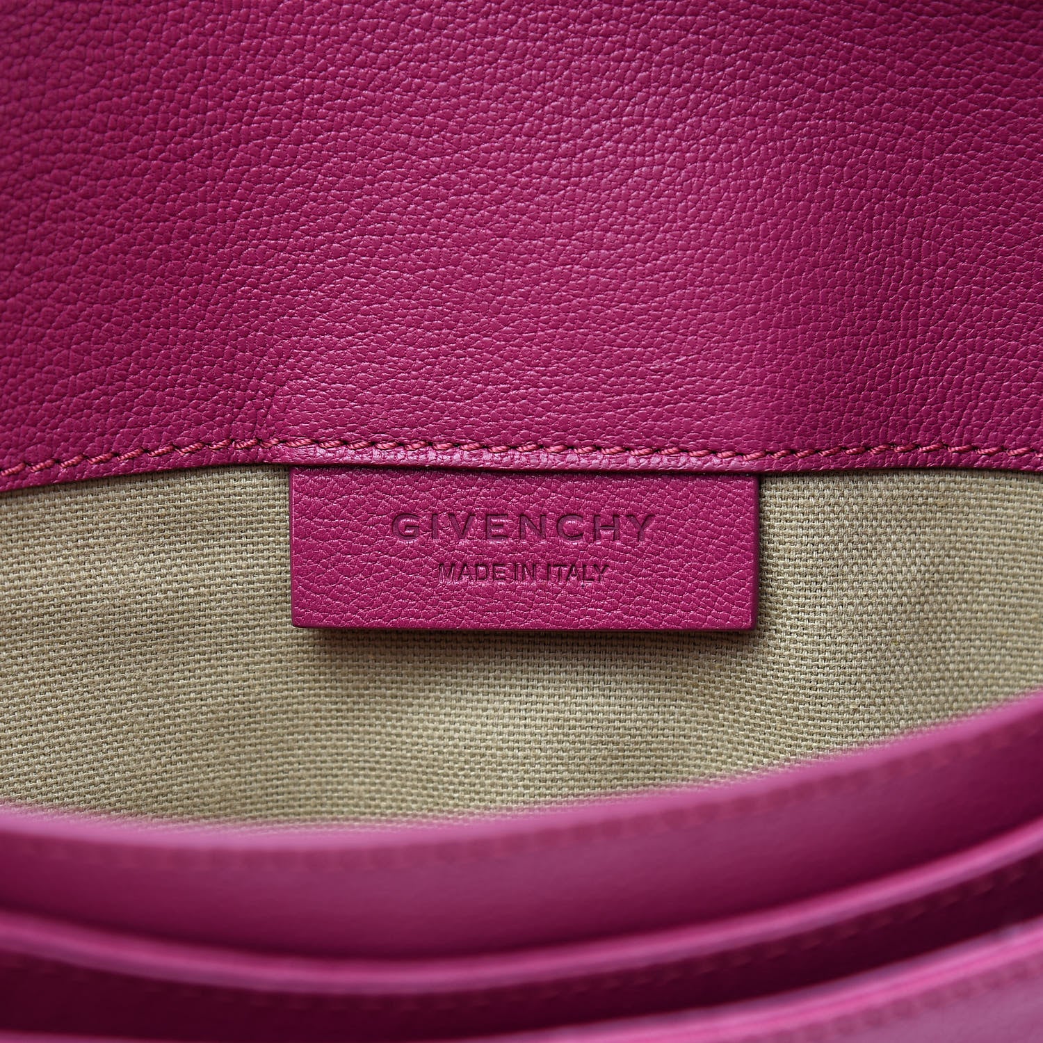 Givenchy Sugar Goatskin Medium Antigona Envelope Clutch Raspberry 6 of 10