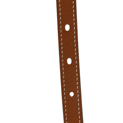 Hermes Swift Epsom 13mm Lucky 15 Belt 85 34 Black Gold 3 of 4