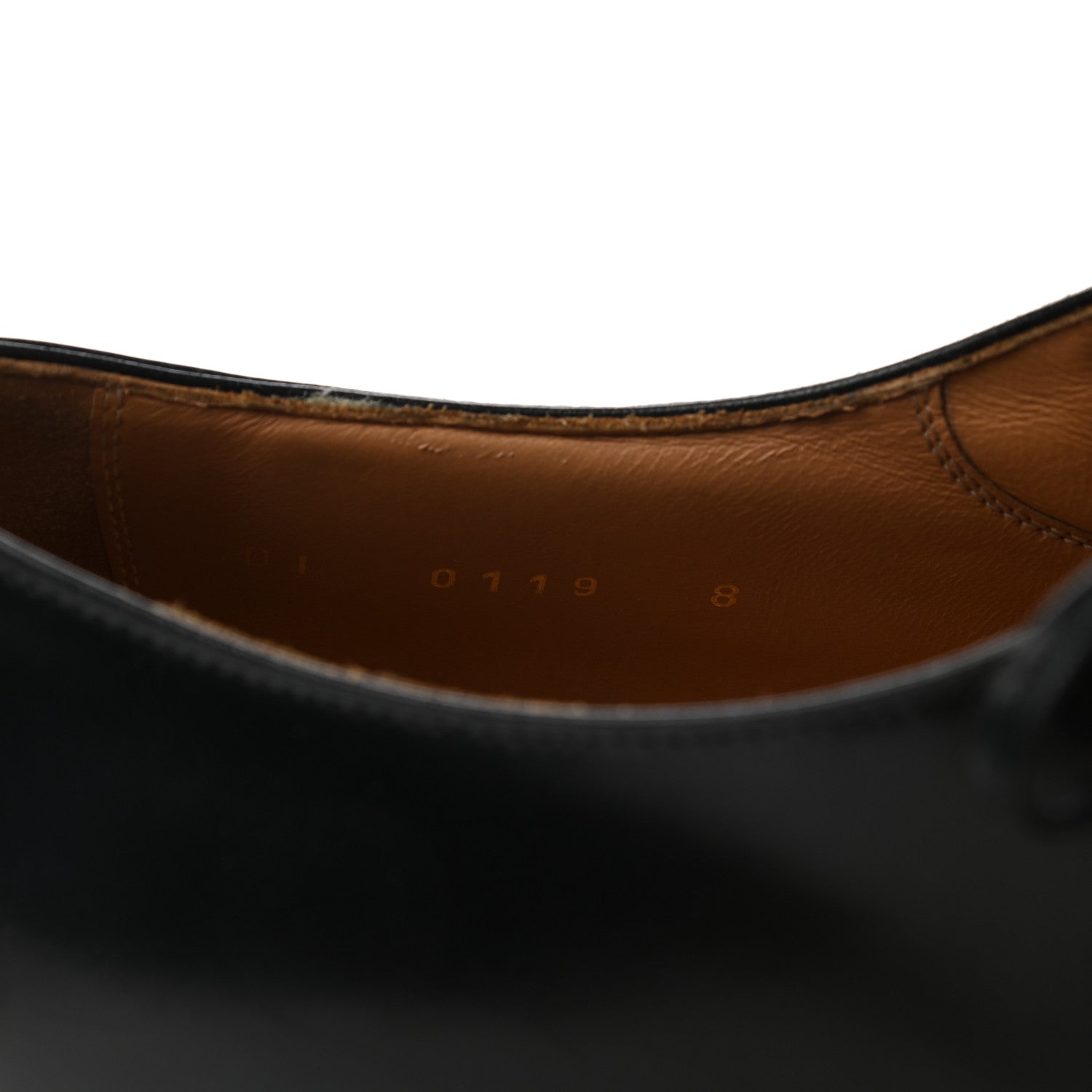 Louis Vuitton Calfskin Mens Derby Shoes 8 Black 8 of 8