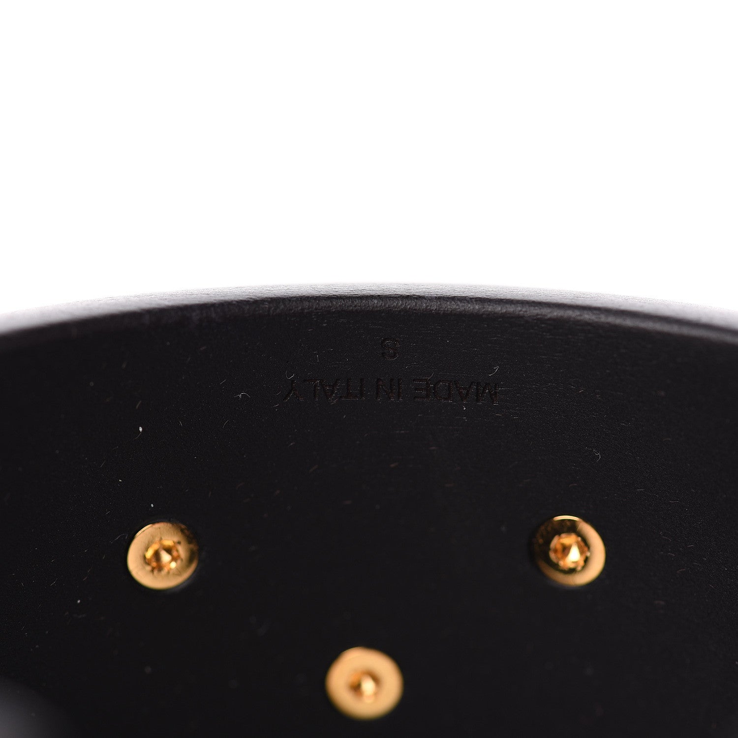 Hermes Pearwood Medor Cuff Bracelet S Black 3 of 5