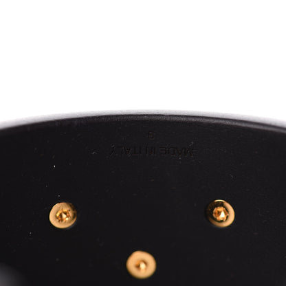 Hermes Pearwood Medor Cuff Bracelet S Black 3 of 5