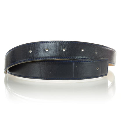 Hermes Box Reversible Belt Strap Black Gold 90 1 of 5
