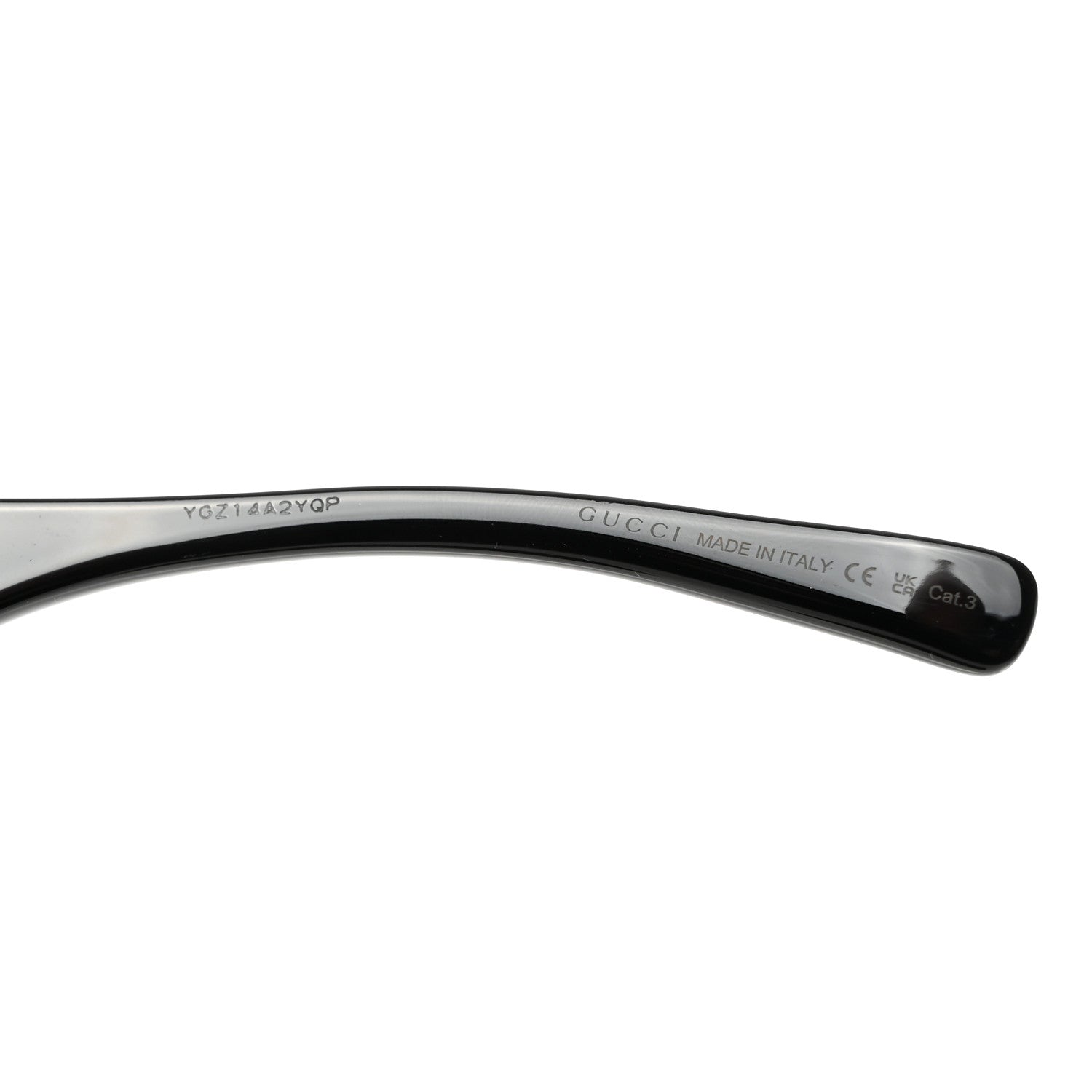 Gucci Acetate Shield GG0900S Sunglasses Black 6 of 8