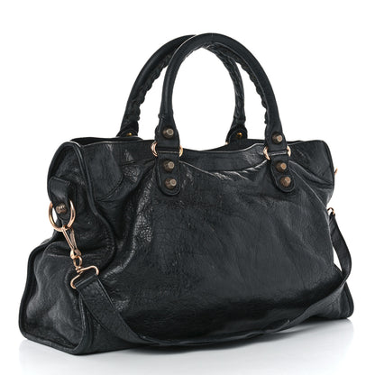 Balenciaga Agneau Giant 12 Rose Gold Hardware City Black 4 of 18