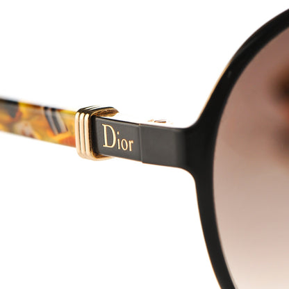 Christian Dior Chicago 2 Aviator Sunglasses Gold Grey 9 of 9