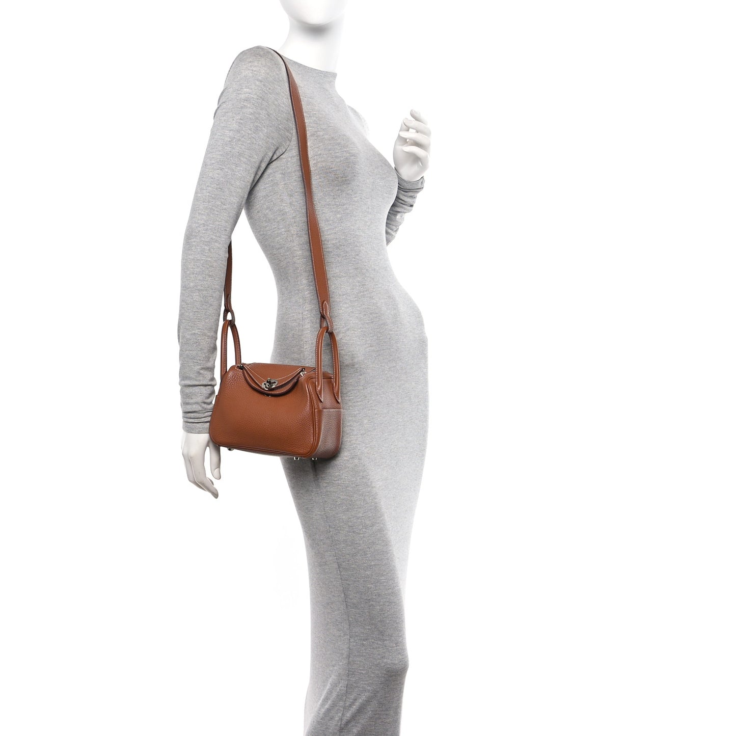 Taurillon Clemence Mini Lindy 20 Gold