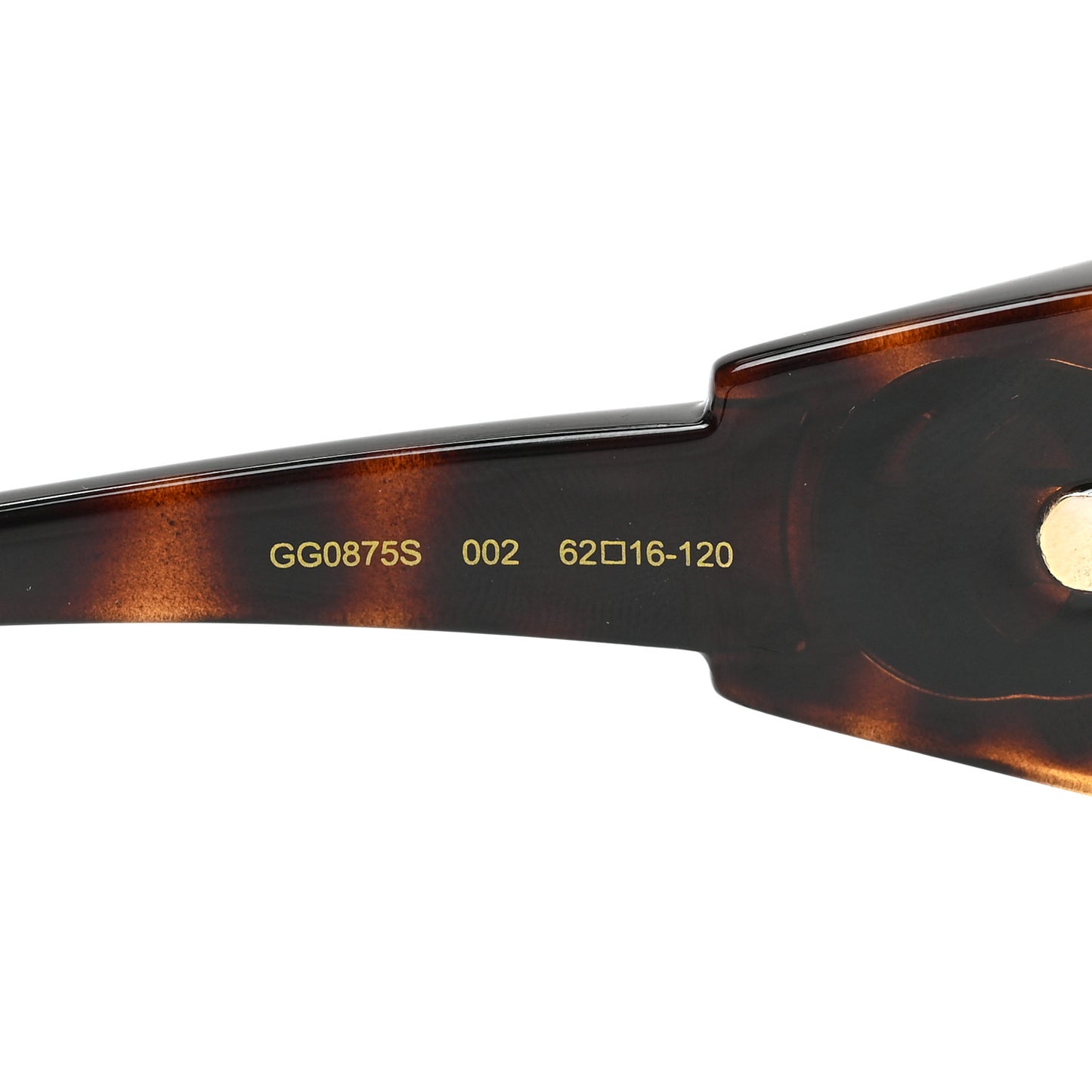 Acetate Square Frame Sunglasses GG0876SA Tortoise