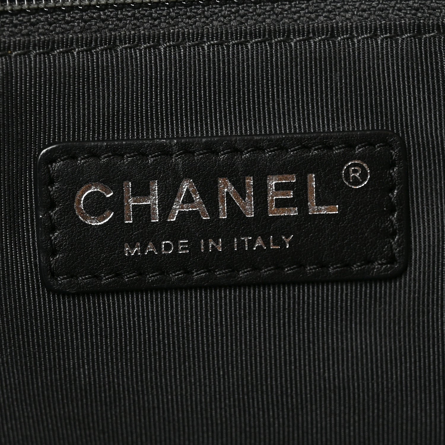 Chanel Caviar Quilted Shopping Tote Grey 6 of 10