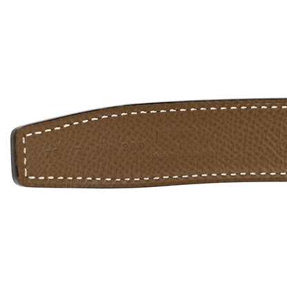 Hermes Epsom Swift 24mm Heritage Belt 75 Etoupe Black 3 of 5