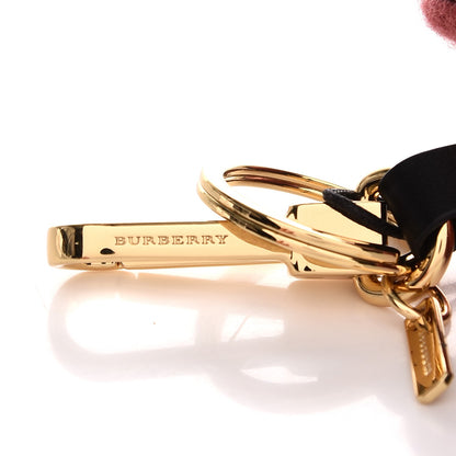 Burberry Cashmere Check Thomas Bear Charm Blush Pink 3 of 5
