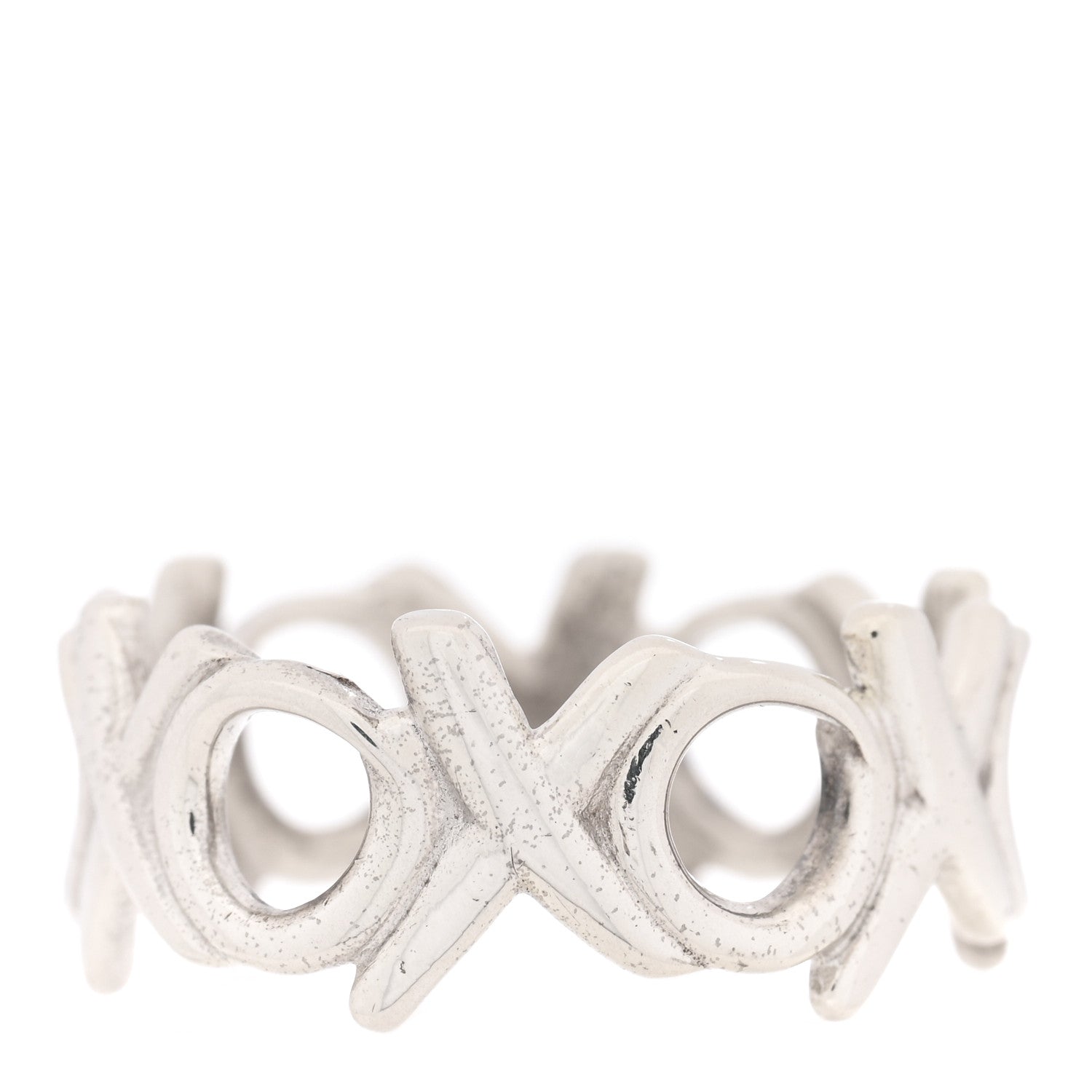 Tiffany Sterling Silver Paloma Picasso Love Kisses Ring 53 6.25 3 of 4
