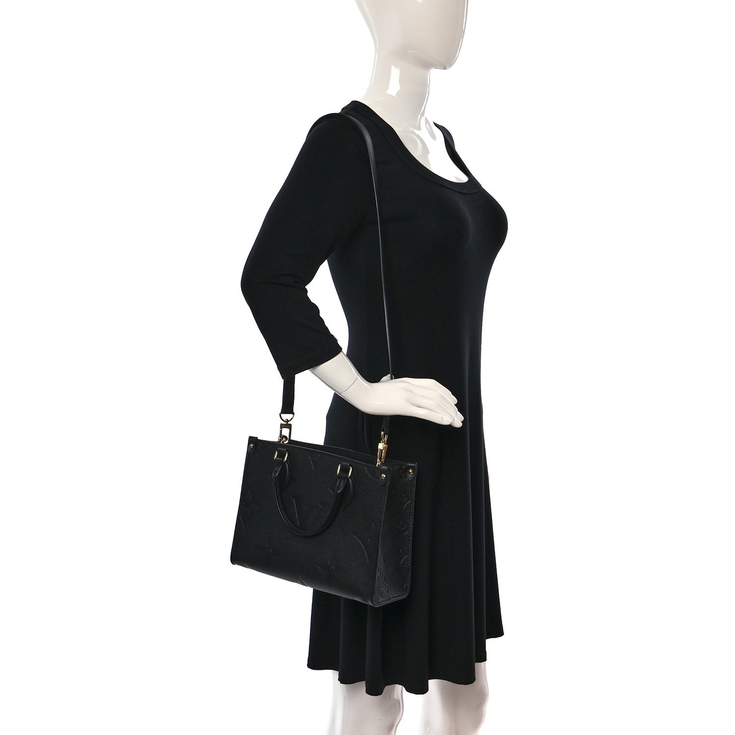 Louis Vuitton Empreinte Monogram Giant Onthego PM Black 2 of 8