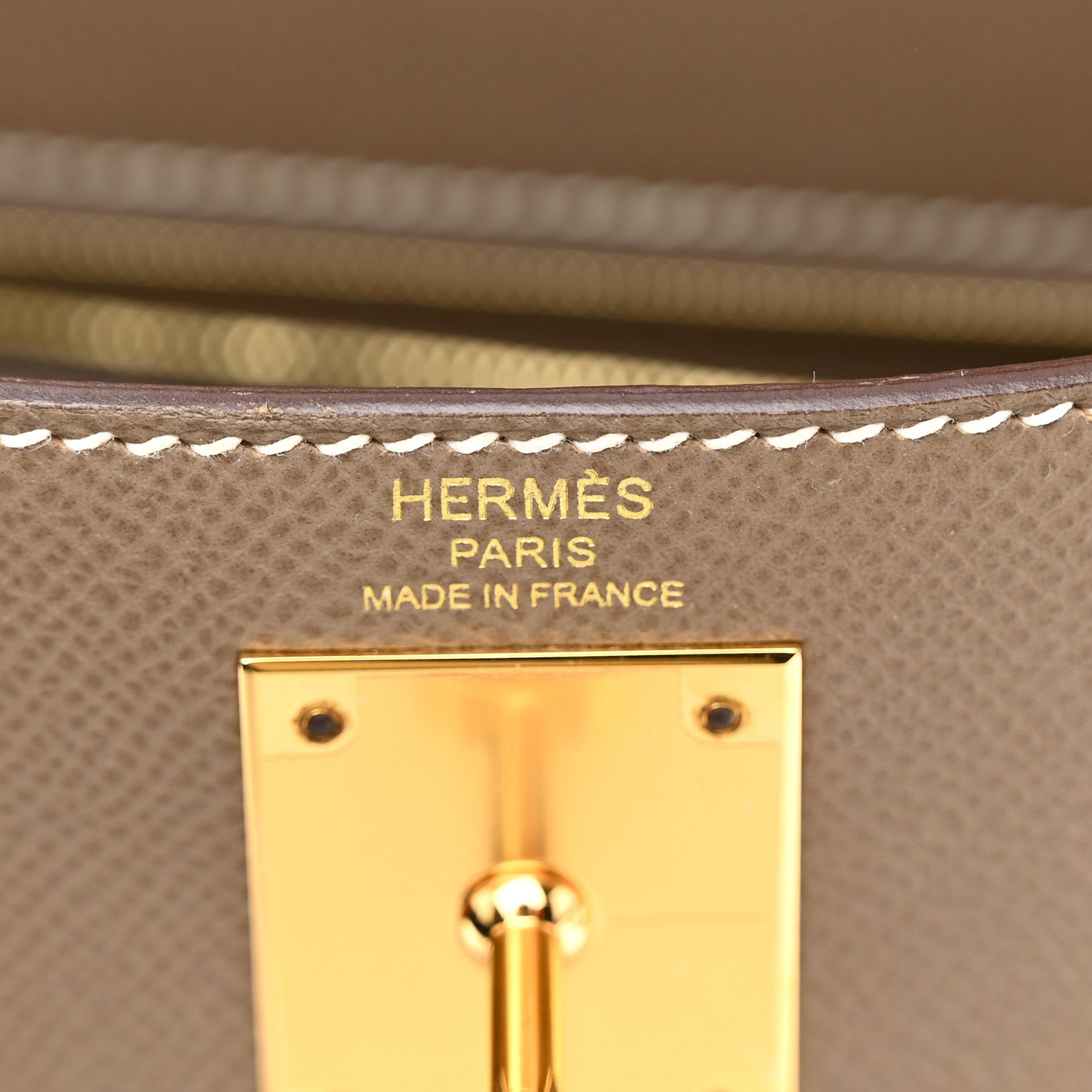 Hermes Epsom Kelly Sellier 28 Etoupe 6 of 10