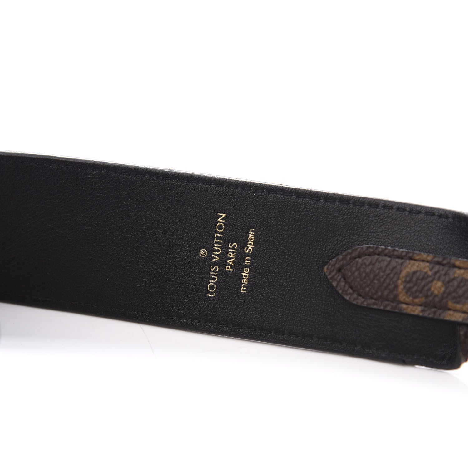 Louis Vuitton Monogram Bandouliere Shoulder Strap Black 4 of 4