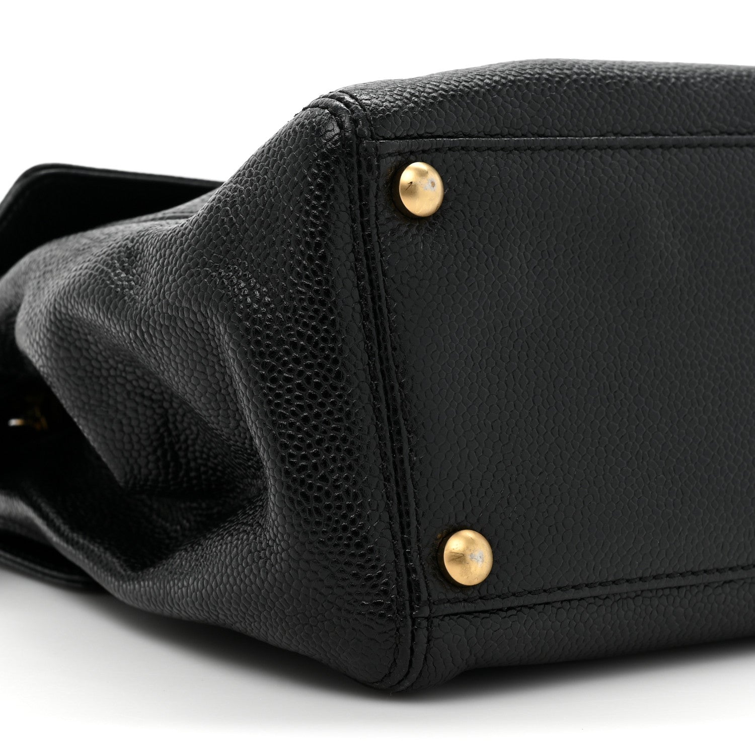 Chanel Caviar CC Shoulder Bag Black 10 of 12