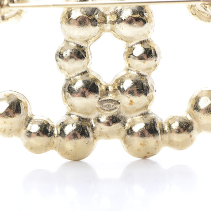 Chanel Pearl CC Brooch Gold Pearly White 4 of 6
