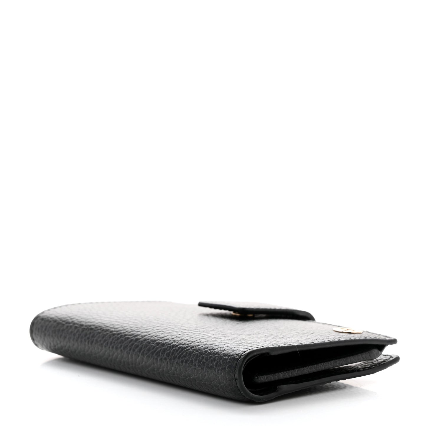 Dollar Calfskin Interlocking G Wallet Black