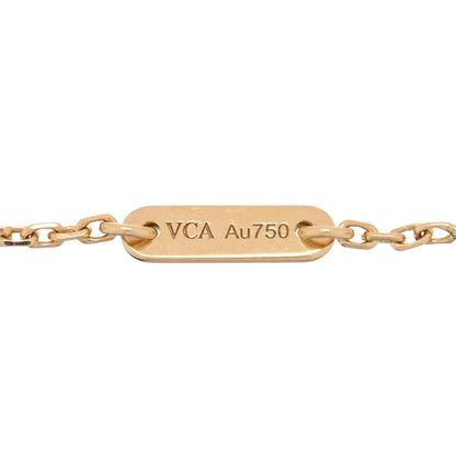 Van Cleef & Arpels 18K Yellow Gold Mother of Pearl Sweet Alhambra Bracelet 3 of 3