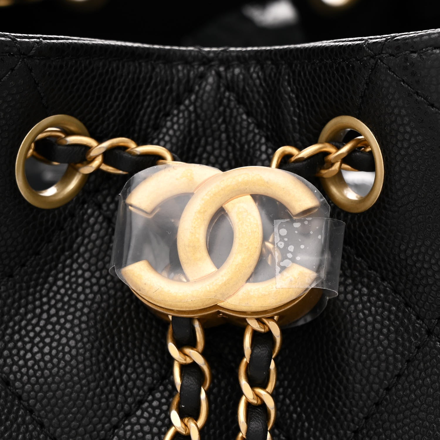 Chanel Caviar Quilted Small Chanel 25 Handbag Black 8 of 11