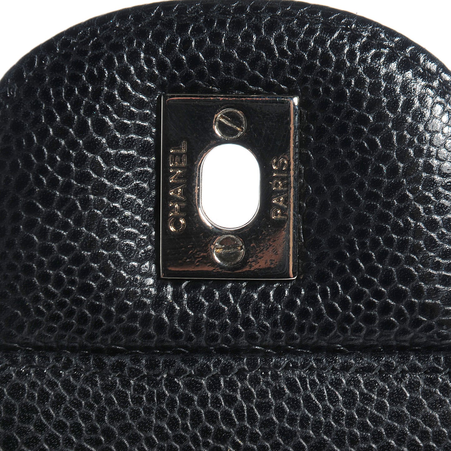 Caviar Maxi Single Flap Black