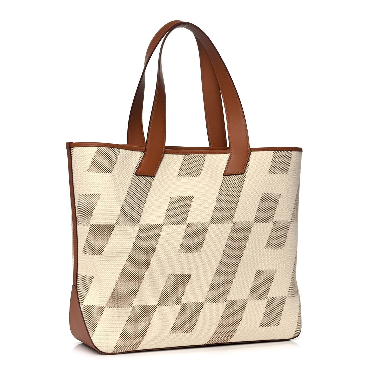 Swift H Canvas Cabas H En Biais 40 Ecru Naturel Gold