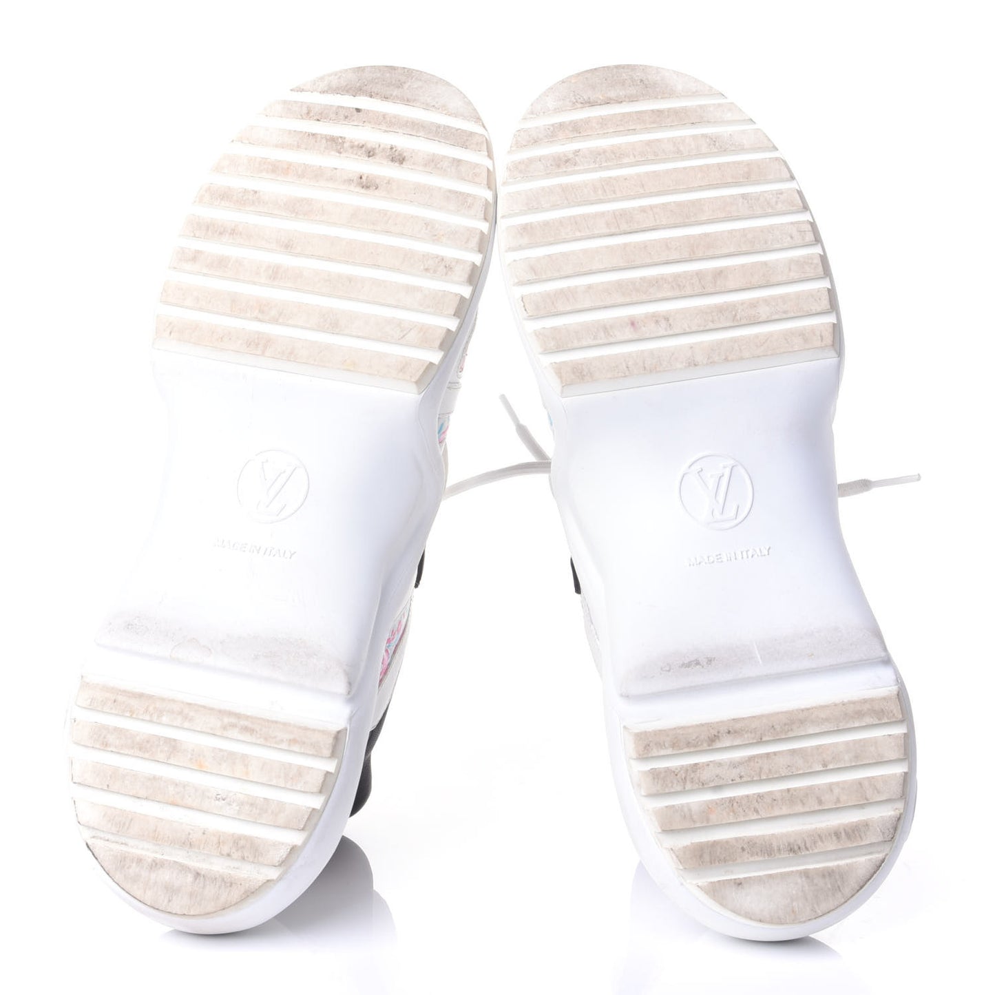 Flower Printed Calfskin Monogram LV Archlight Sneakers 37 Black Rose