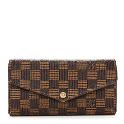 Louis Vuitton Damier Ebene Sarah Wallet NM 1 of 13