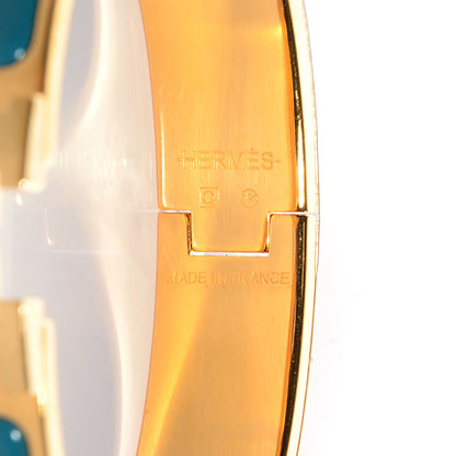 Hermes Enamel Clic H Bracelet Narrow PM Bleu Indien 6 of 6